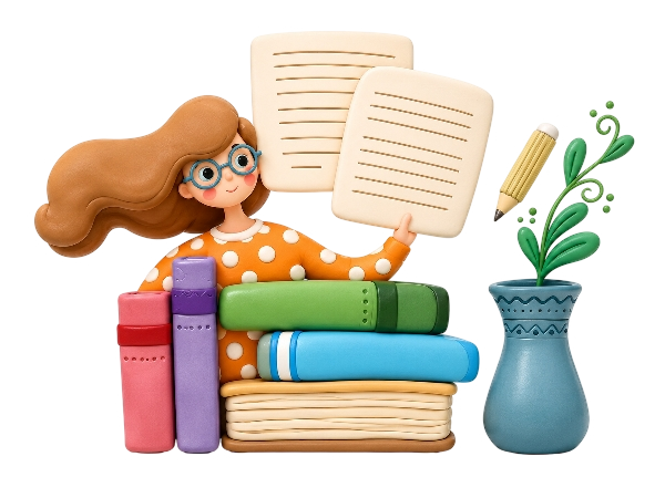 Friendly reader with books, representing Therapy House's warm psychology and counselling approach