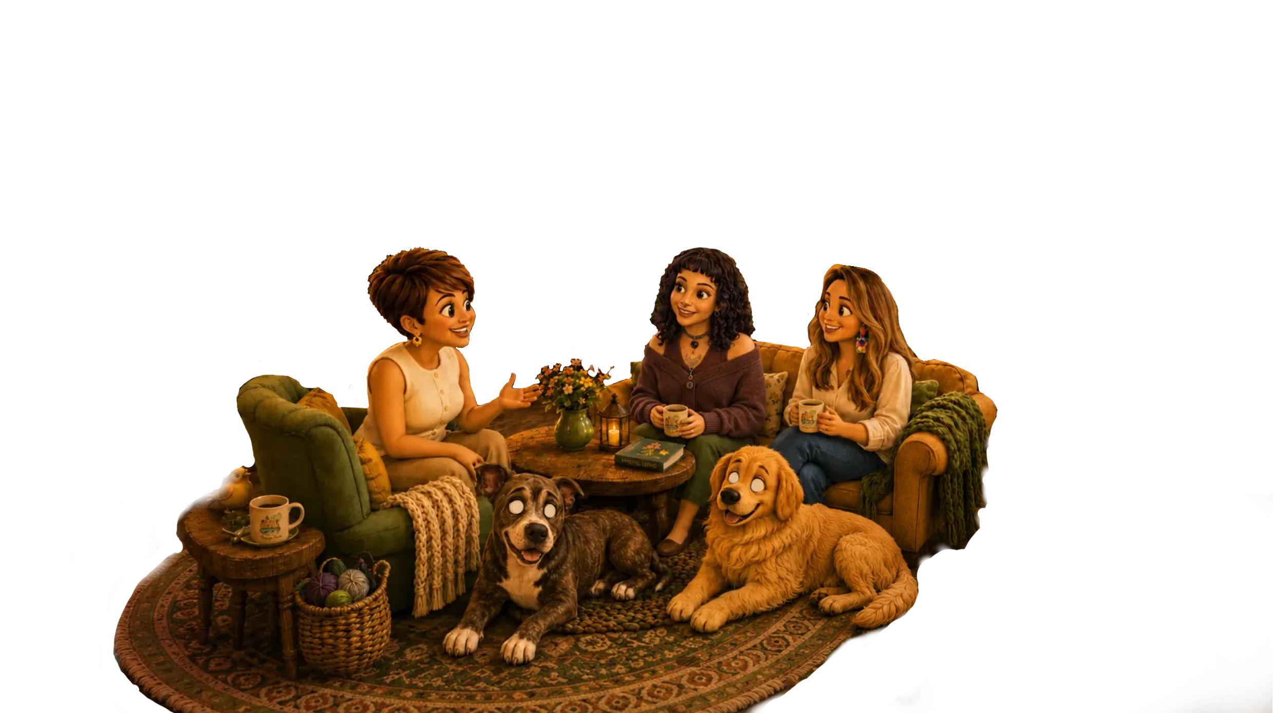 Middle layer of the Therapy House counselling room scene